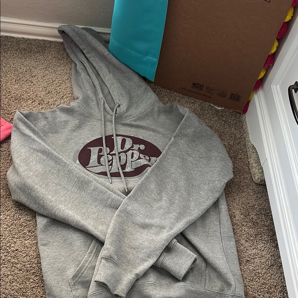 Dr Pepper Gray Hoodie